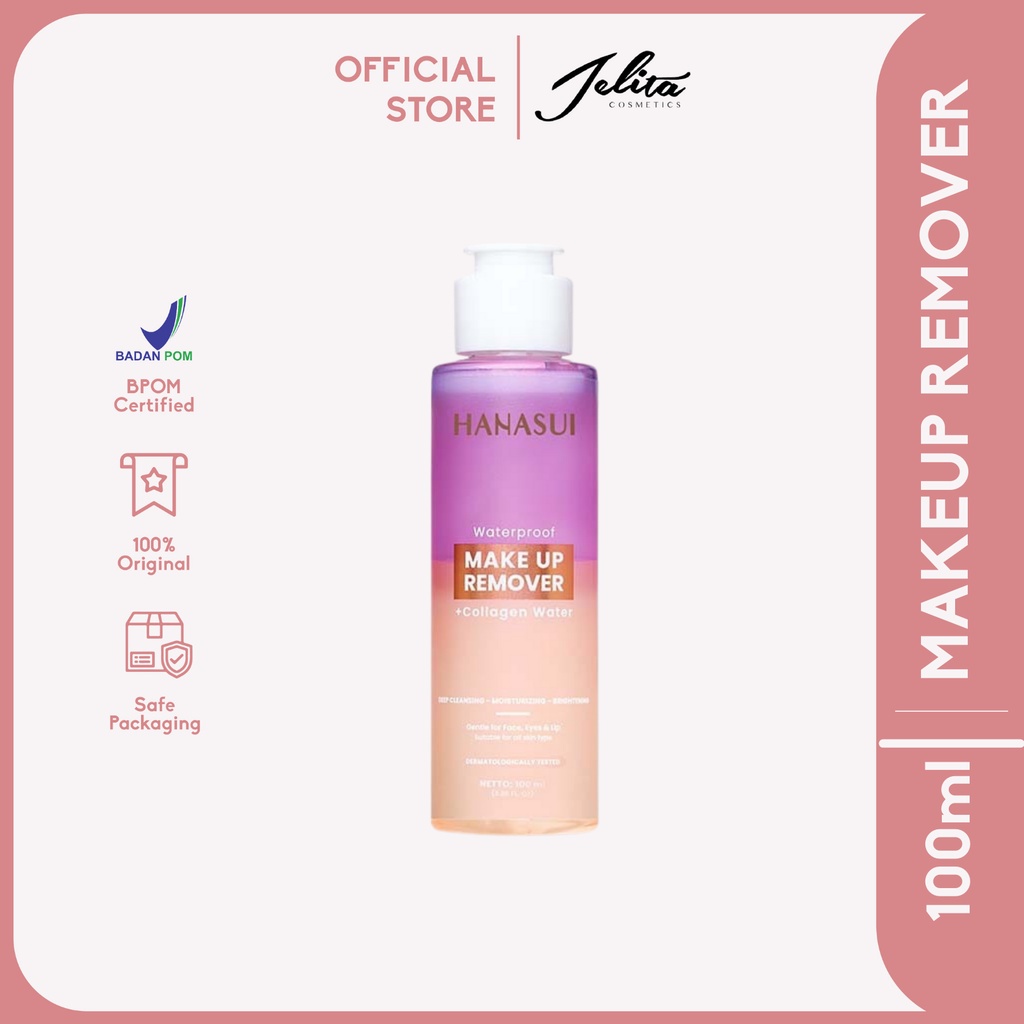 Hanasui Make Up Remover + Collagen Water (110Ml)