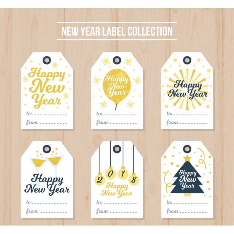 

NEW YEAR TAG (isi 50 pcs)