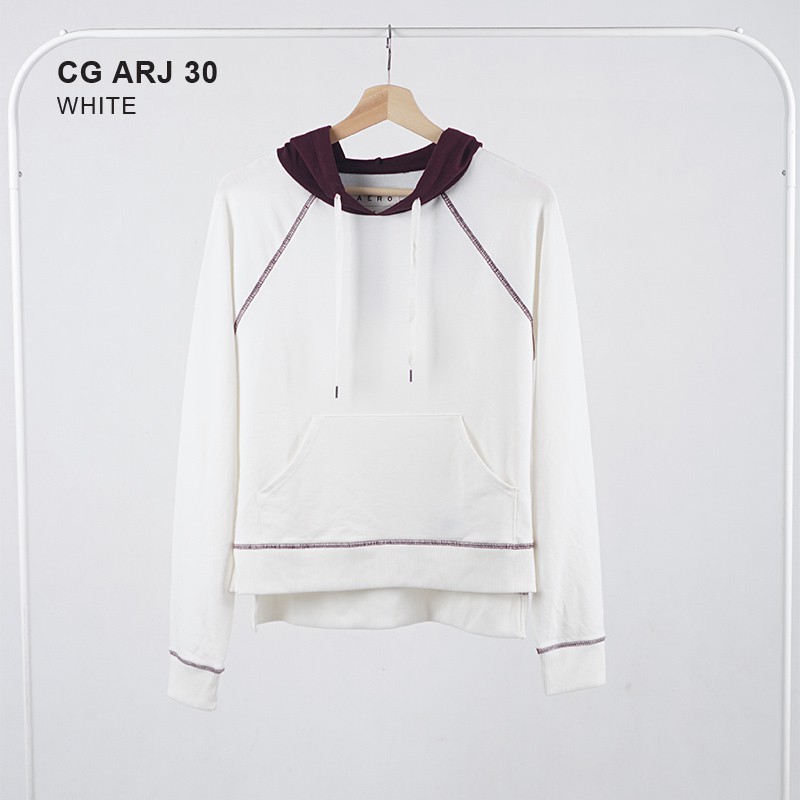 Hoodie Wanita- Colourblocked Pullover Long Sleeve [CG-ARJ 30]-2