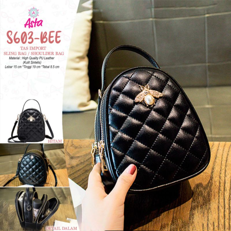 Sling bag import s603-Bee