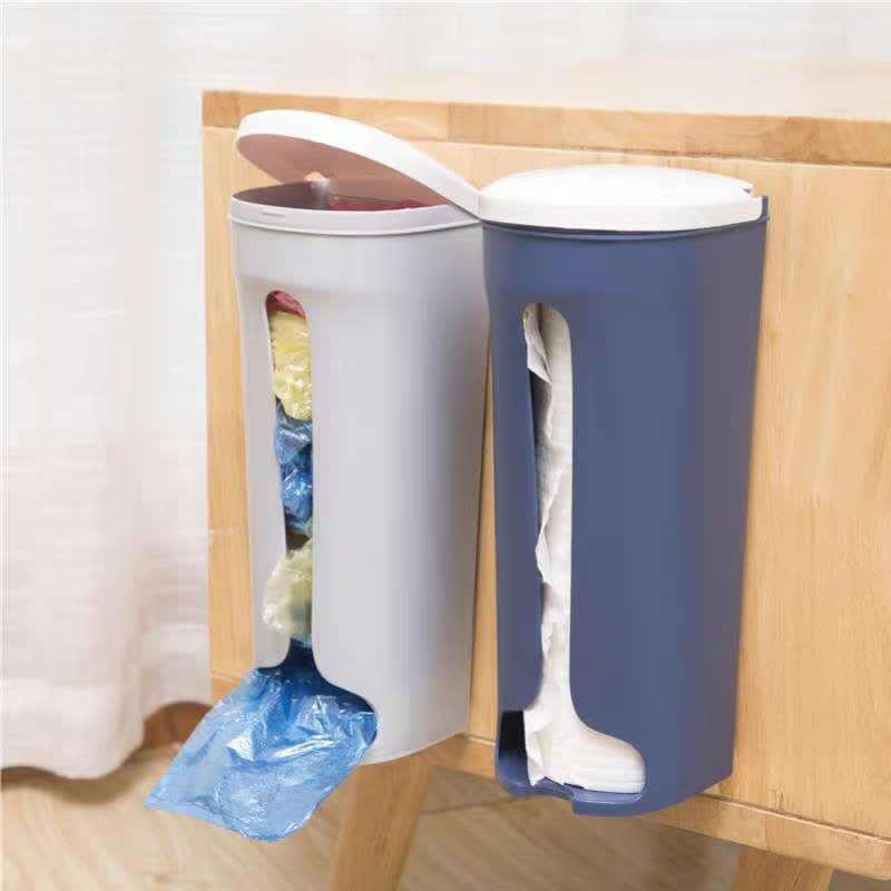 Tempat Penyimpanan Kantong Plastik Tempel / Dispenser Kantong Plastik / Tempat Plastik / Tempat Kantong Plastik Sampah Dispenser / Tempat Plastik Kresek