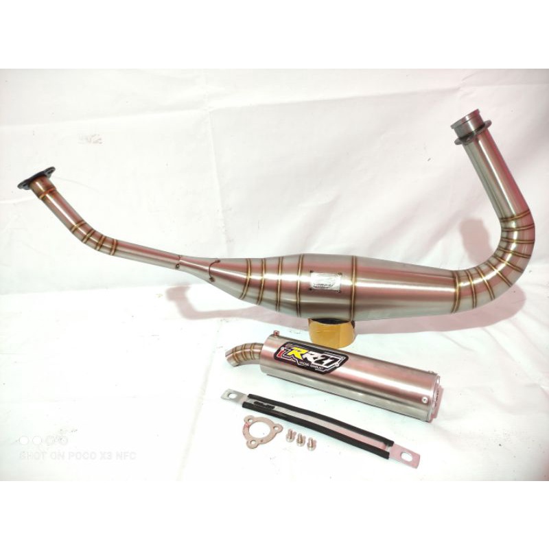 Knalpot Kolong PDK Repsol Riset Terbaru Super Garing RR27 Exhaust // suara garing istimewa rx king r