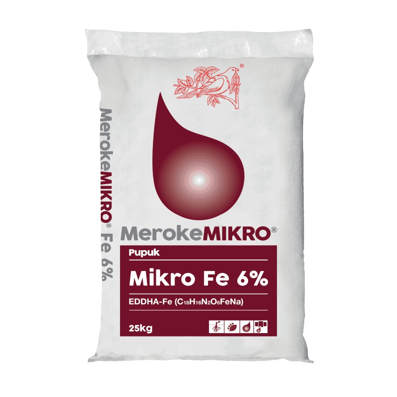 Meroke Mikro Fe EDDHA 500 gr - Nutrisi Mikro Besi Hidroponik Grade