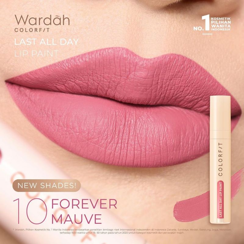 Wardah Colorfit Last All Day Lip Paint Tahan Lama Hingga 12 Jam Banyak Pilihan Promo