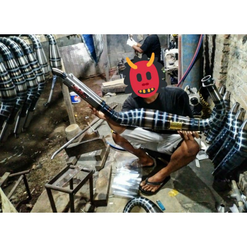 Knalpot Rx King 3v3 King Cobra RAJA KOLONG KLATEN