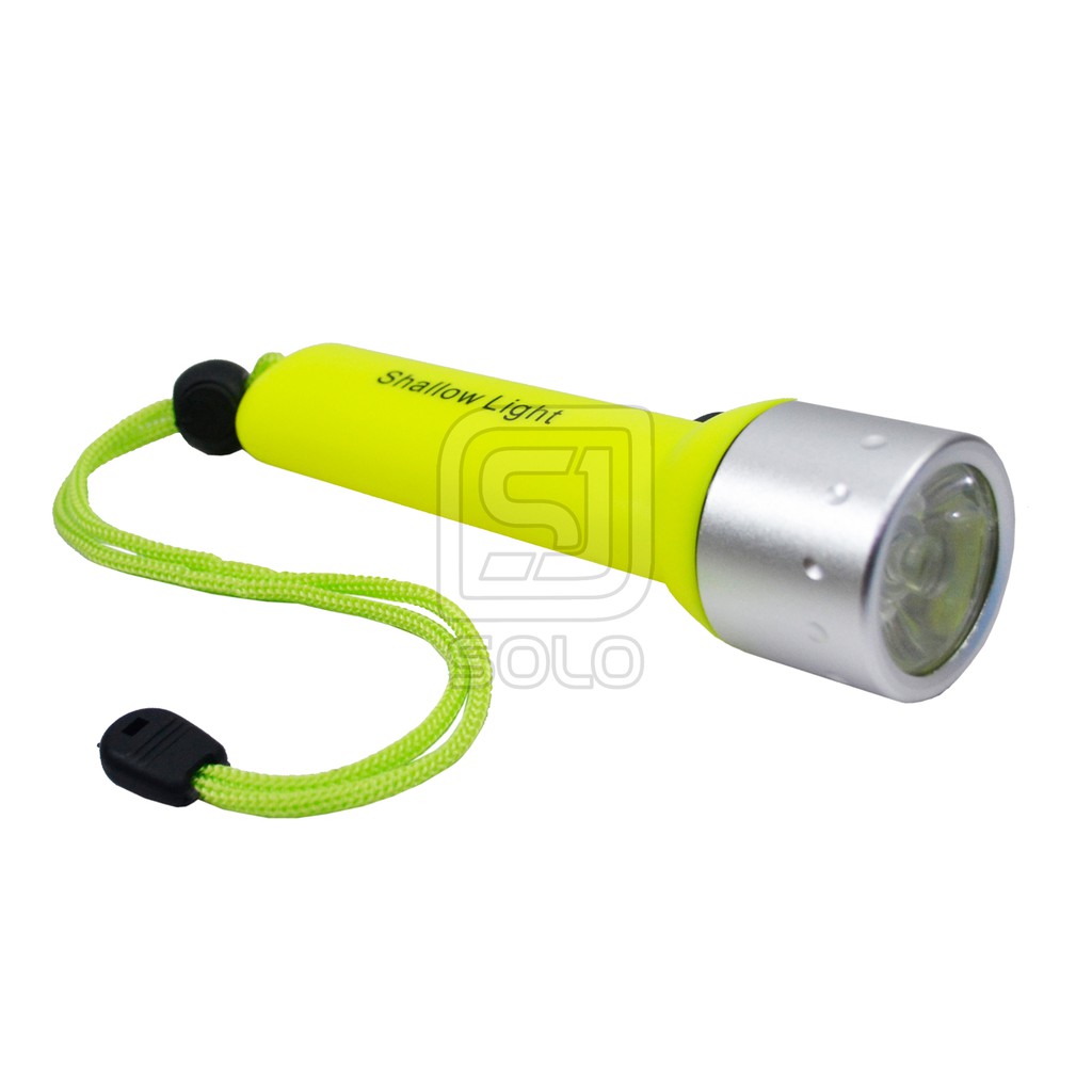 Senter Selam Menyelam Flashlight For Diving CREE 3W LED Anti Air Shallow Light Plus 4 Baterai AA