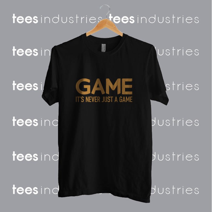 Kaos Tshirt Baju Combed 30S Distro Game Gamers Its Never Just A Game