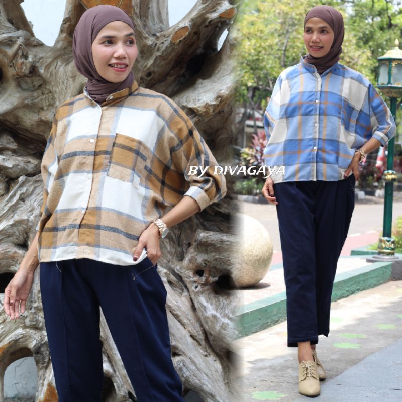 BATWING FLANEL MODEL TERBARU