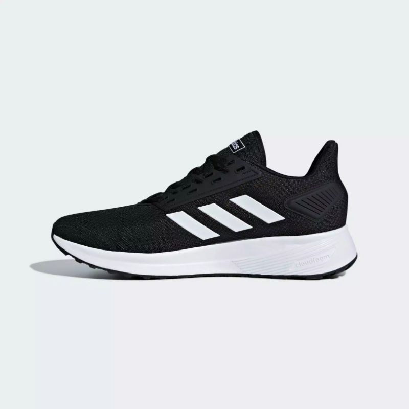 adidas RUNNING Sepatu Duramo 9 Pria Hitam BB7066 Original