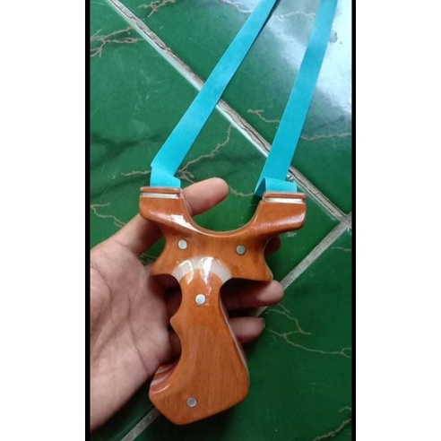 ketapel OTT Bahan kayu Ulin lamainasi