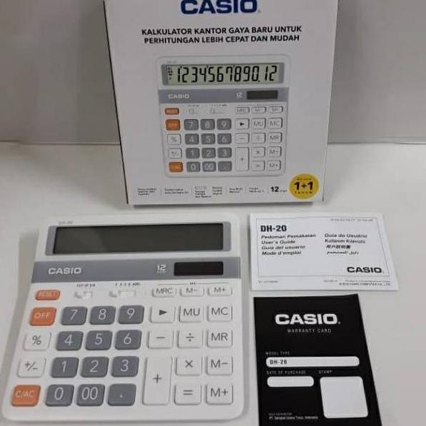 

Baru CASIO DH-12 - Kalkulator Meja # DeskCalculator ~