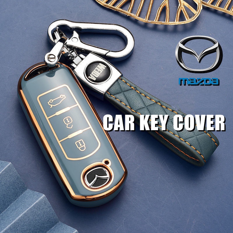 Case Cover Kunci Mobil Bahan Tpu Pc Untuk Mazda 2 3 5 6 2017 Cx-4 Cx-5 Cx-7 Cx-9 Cx-3 Cx-5 2button