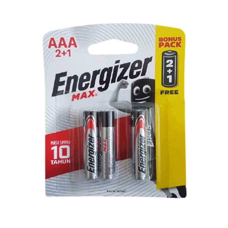 Baterai Energizer Max AA / AAA Beli 2 Gratis 1