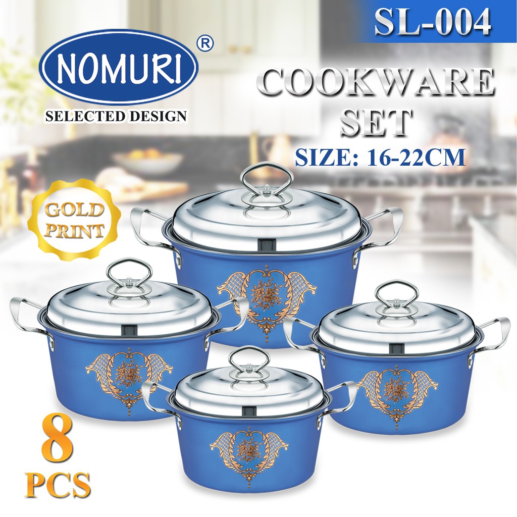 PANCI CANTIK PANCI SET STAINLESS STEEL SL-004 NOMURI