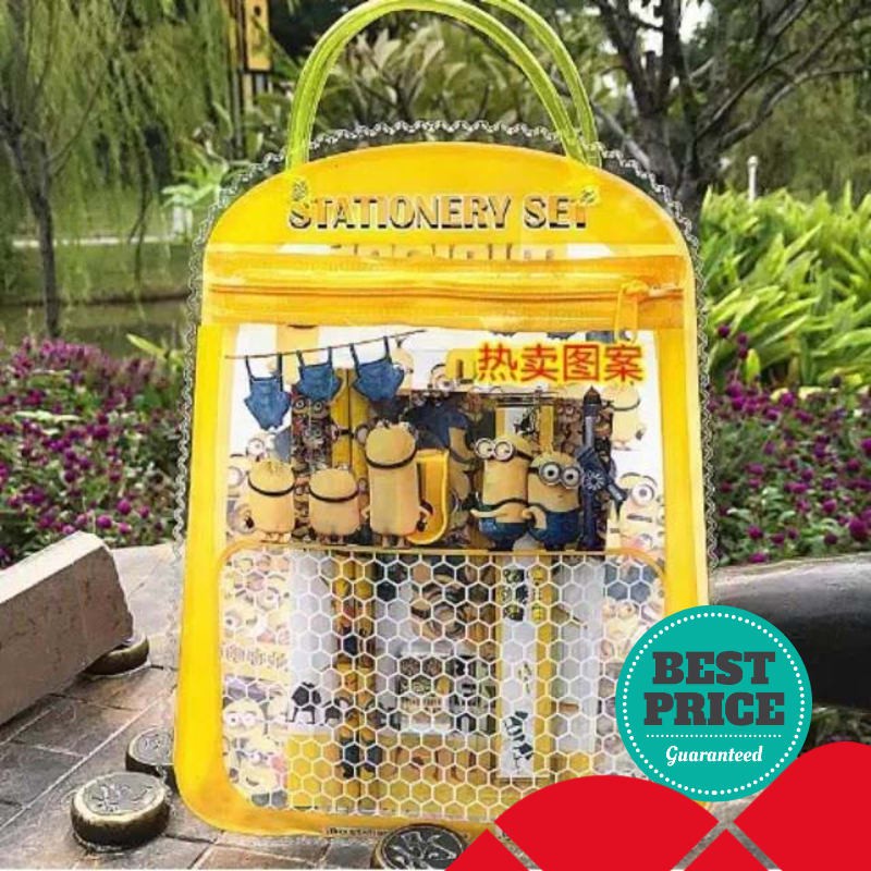 

STATIONARY SET FREE BAG / SET ALAT TULIS LENGKAP ANAK SEKOLAH MOTIF KARTUN BAGUS MURAH