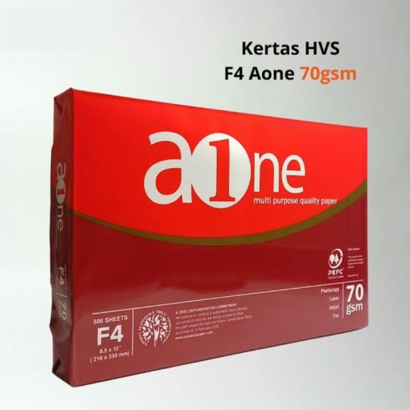 

Kertas Fotocopy/Print Hvs F4 Aone 70Gsm