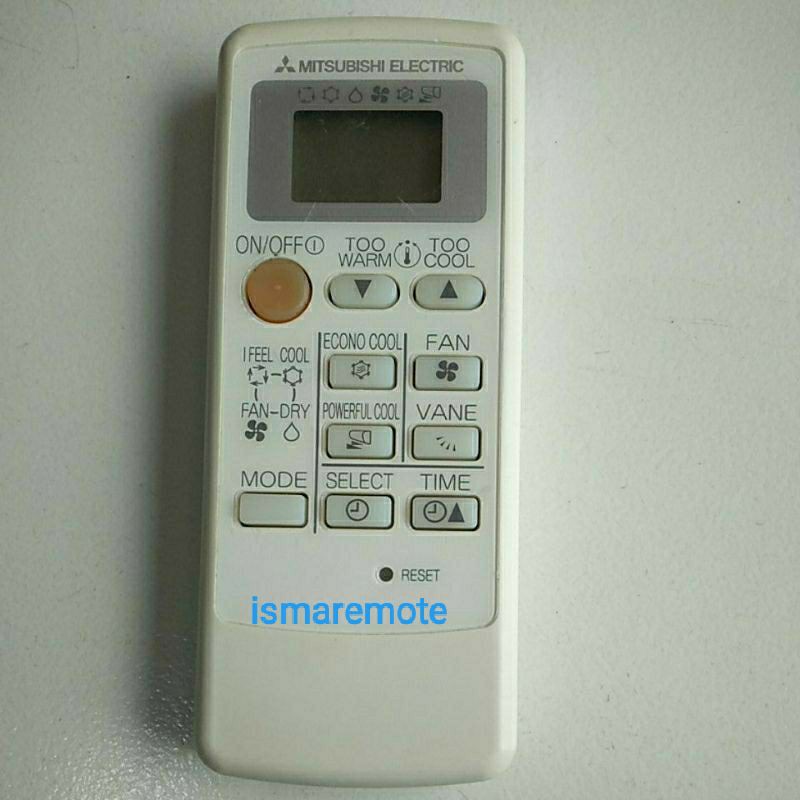 REMOTE REMOT AC MITSUBISHI ELECTRIK TYPE MP 07A