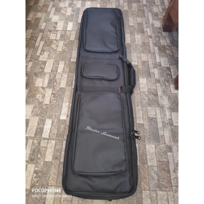 Tas Senjata Panjang 120 cm  Tas Airsoft Gunbag Panjang 120 cm Isi 2 Unit Senjata Tas Senapan Hitam