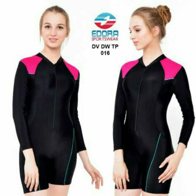 Baju Renang Wanita Dewasa Tangan Panjang DV DW Diving Baju Renang Wanita Dewasa Tangan Panjang DV DW Diving