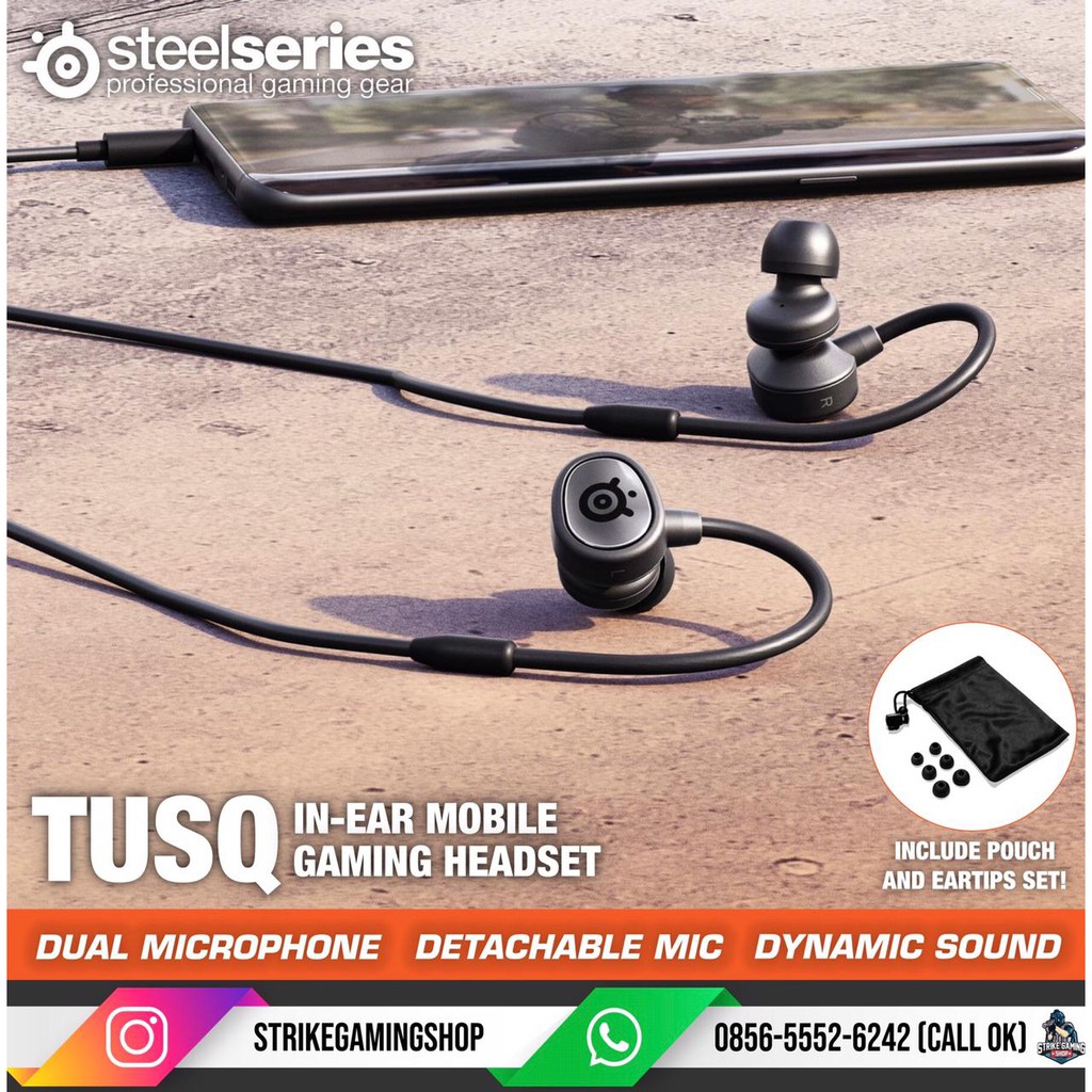 STEELSERIES TUSQ IN-EAR MOBILE GAMING HEADSET