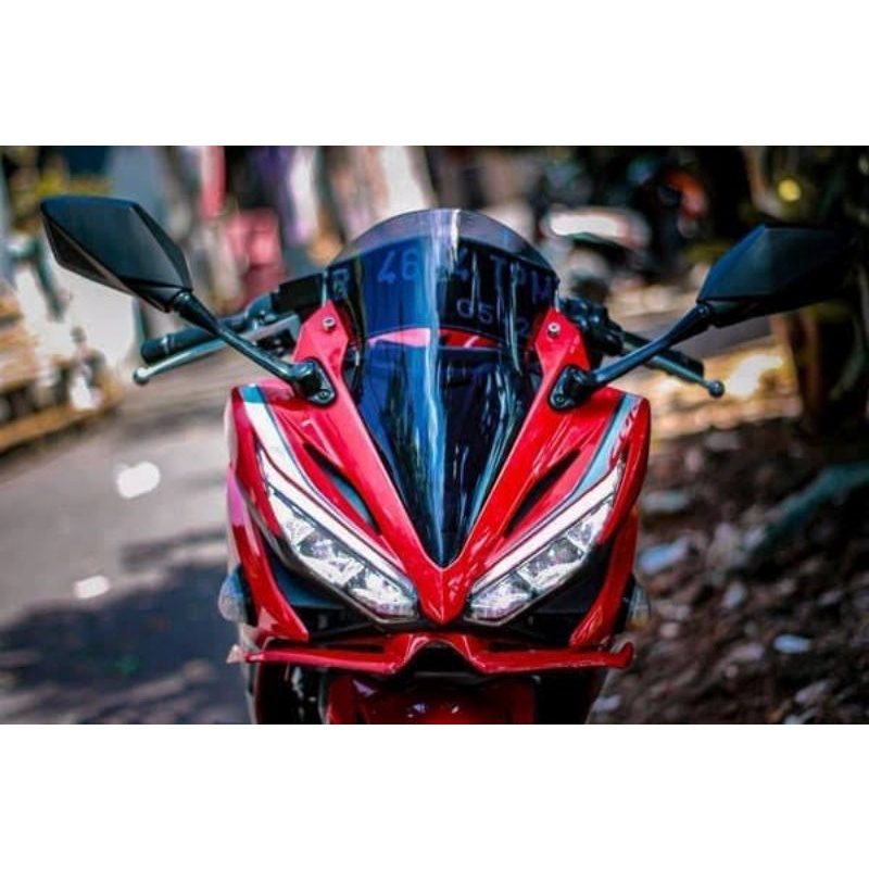 WINGLET AERO WING BEAT, VARIO, AEROX, CBR, R15 BAHAN FIBERGLASS