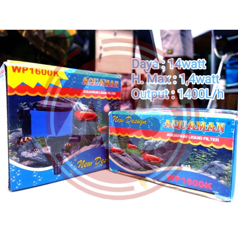 PROMO MURAH POMPA AQUARIUM AQUAMAN WP 1600K