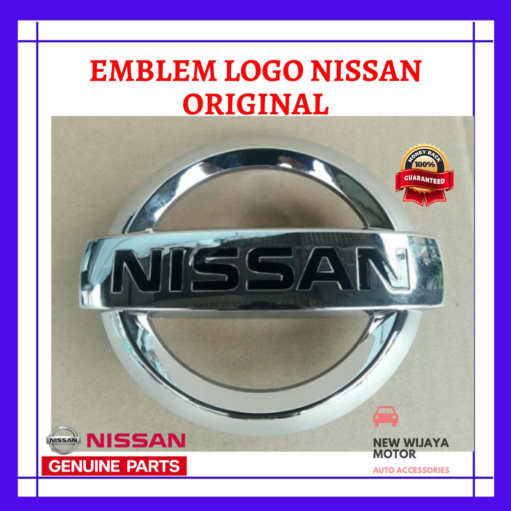 Emblem Original Logo Nissan/ Logo Depan Original Nissan/ Logo Nissan Chrome