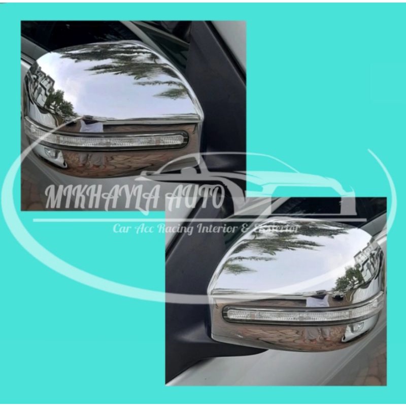 Cover Spion Chrome Lampu Mobil Toyota Agya Type G 2014-2016