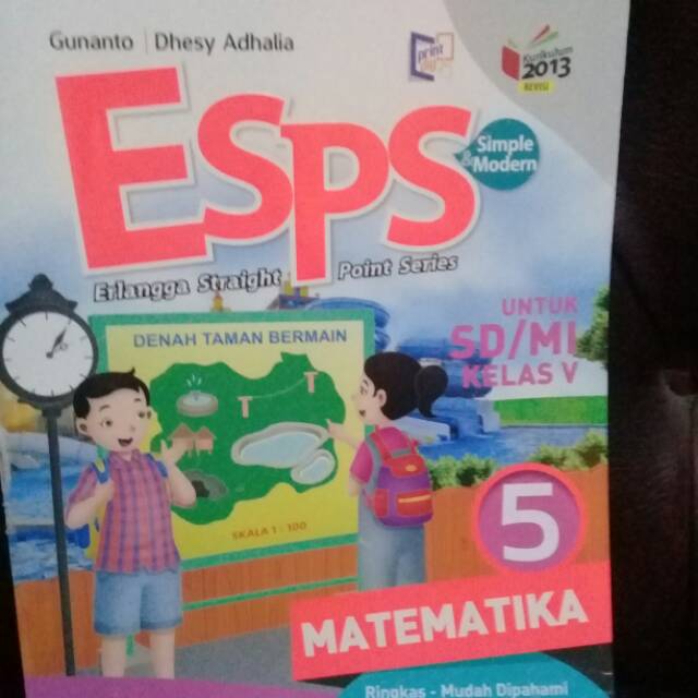 Esps Matematika Kelas 5 Sd Mi K13 Shopee Indonesia