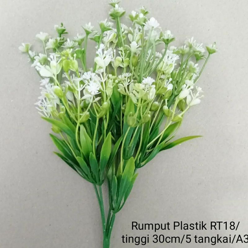 Rumput Plastik Putih RT18