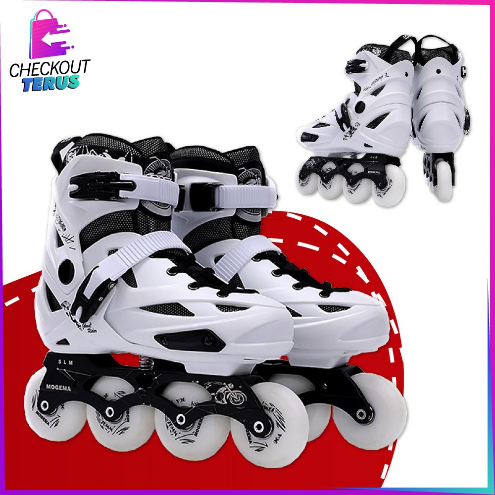 CT O10 Sepatu Roda Dewasa Power Roller Skate Sepatu Roda Pria dan Wanita Dewasa Inline Skate Dewasa