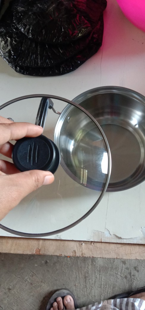 Panci Kuping Set + Tutup Kaca Set Isi 5 Pcs Uk 16,18,20,22,24 Ndo 555 Monaco