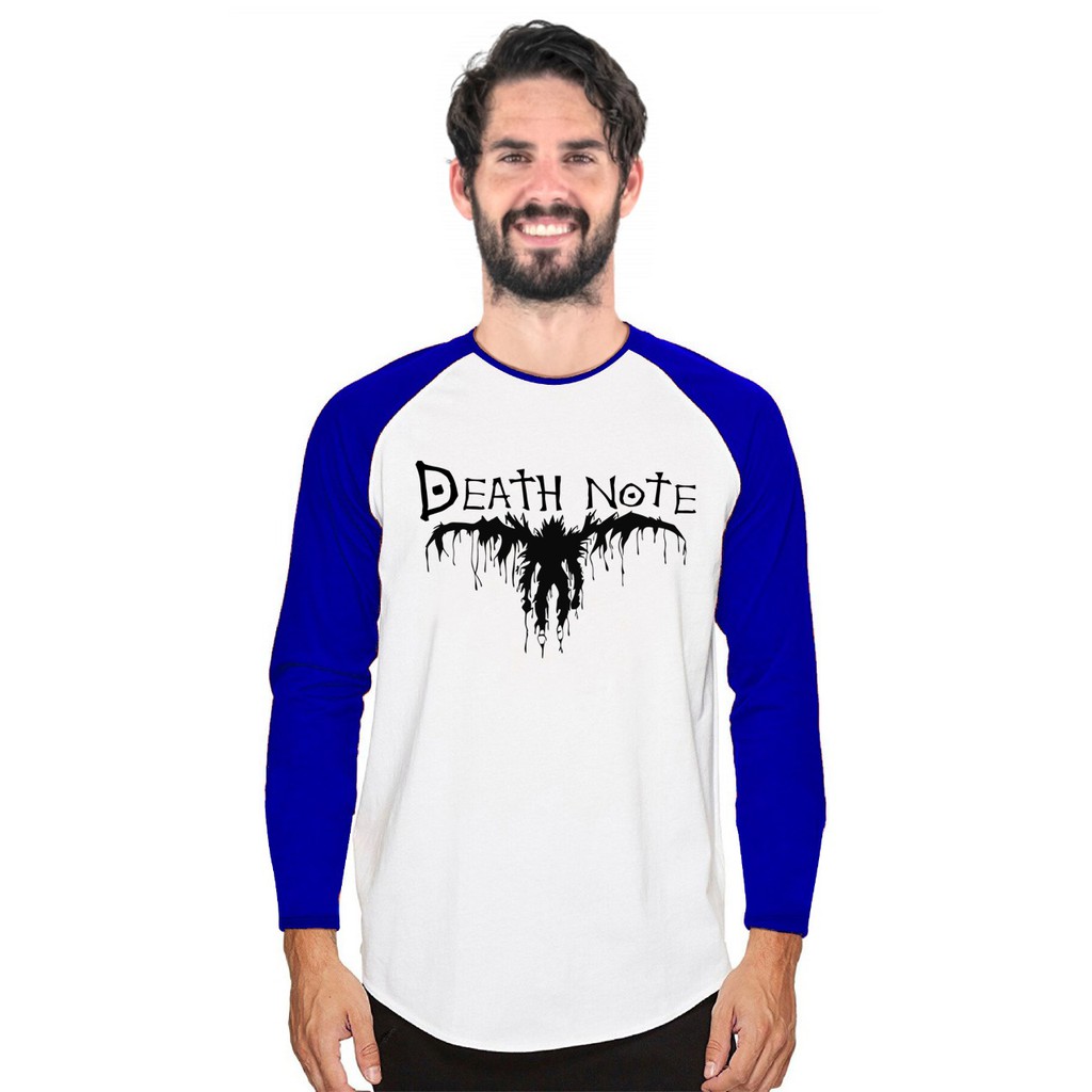 Myco Kaos Raglan | Death Note | lengan panjang | Kaos Pria | Ukuran M - L - XL - XXL