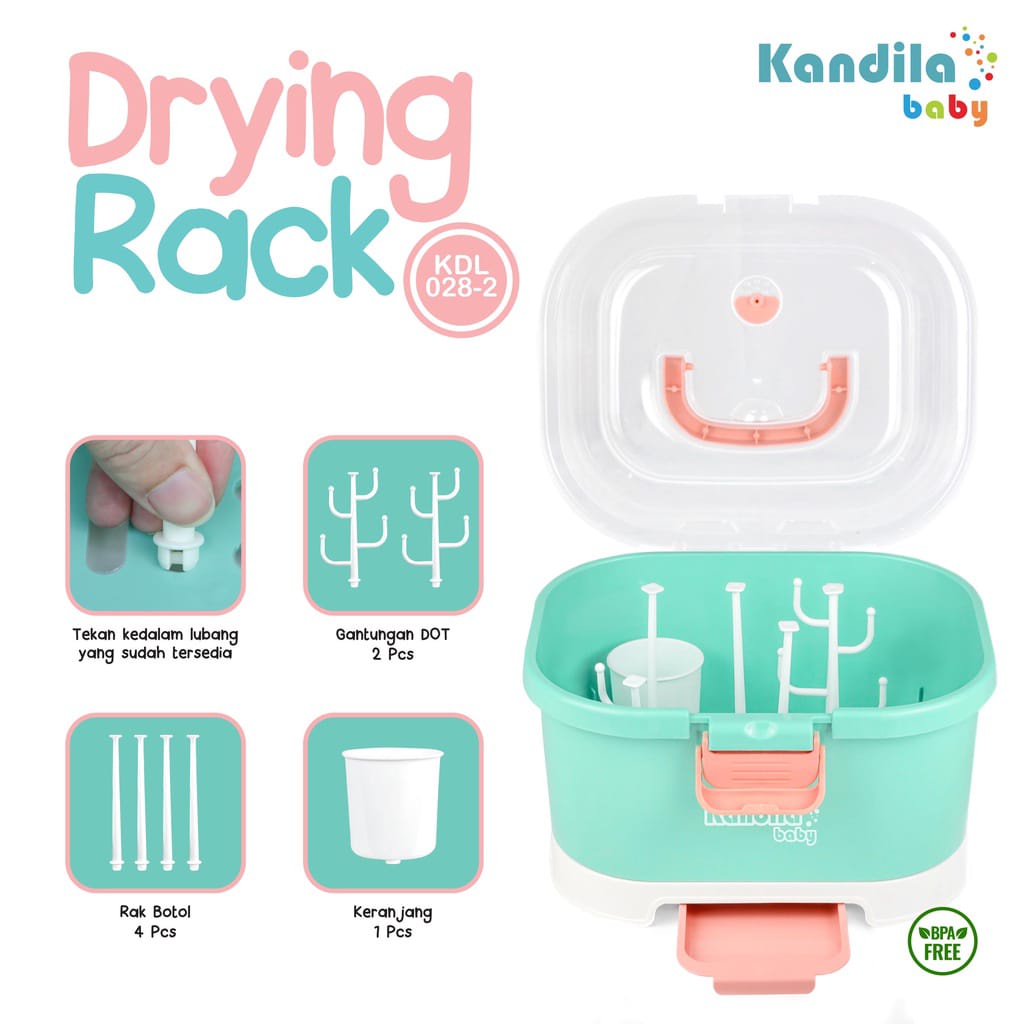 KANDILA BOTTLE RACK (SMALL) RAK BOTOL SUSU KANDILA (KDL028-2)