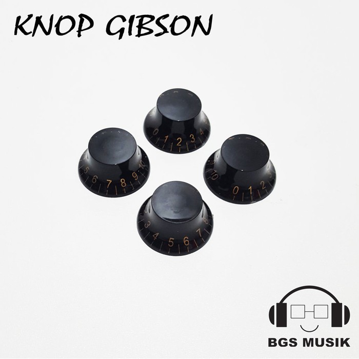 Knop Gibson Black - Knop Gitar Gibson - Knop Gitar Epiphone - Knop Mod