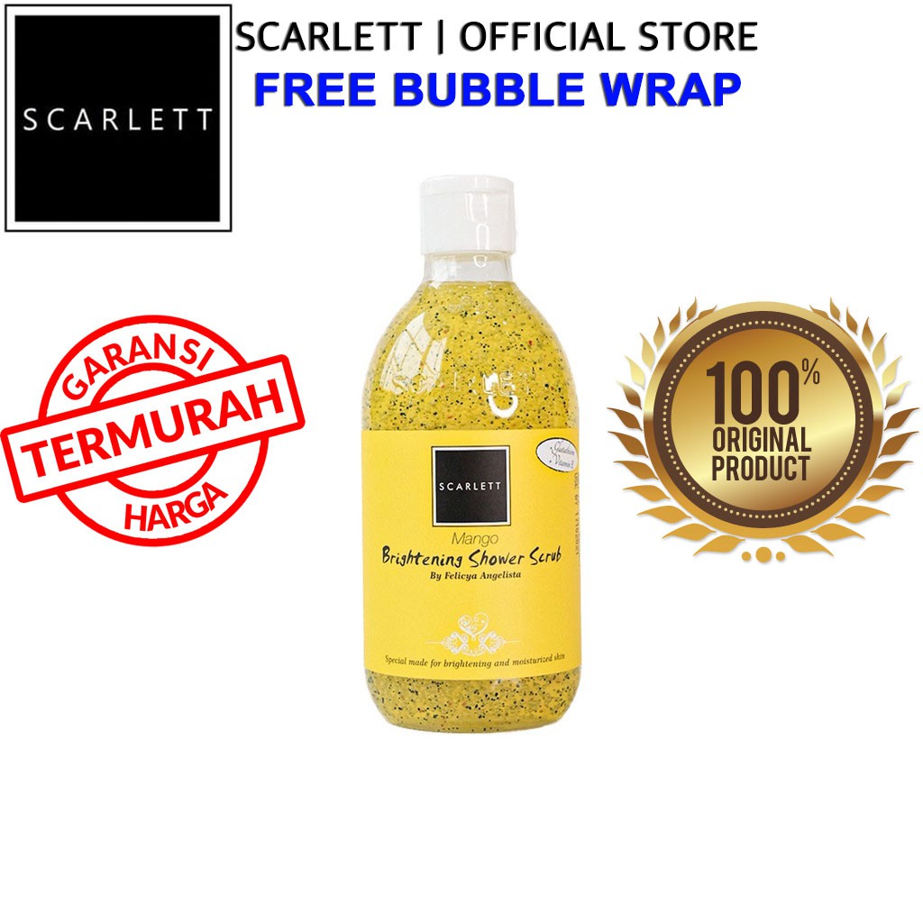 Scarlett Whitening Shower Scrub Mango