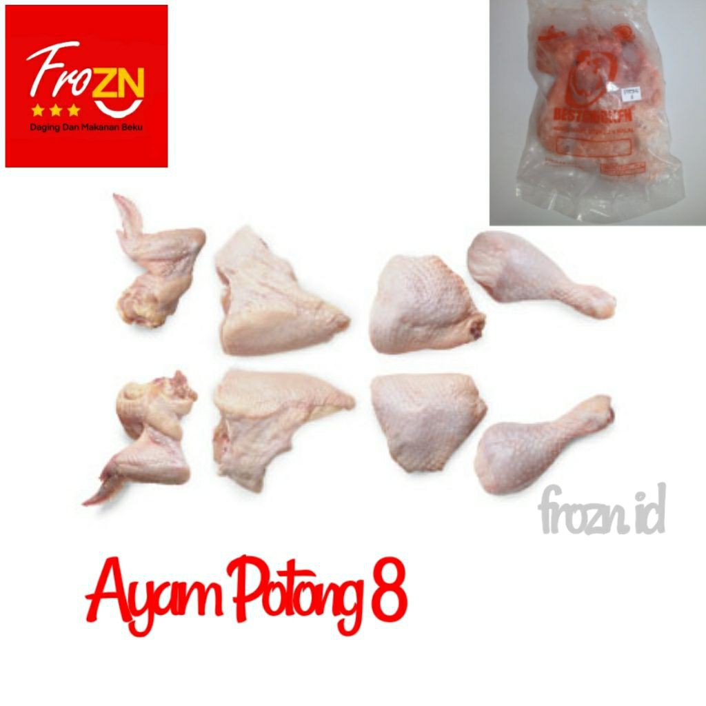 Frozn Best Chiken Ayam Potong 8 Shopee Indonesia