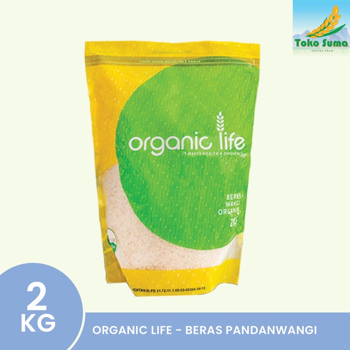 

bg20t01r Beras Pandan Wangi Organic Life 2Kg Sv012Ss
