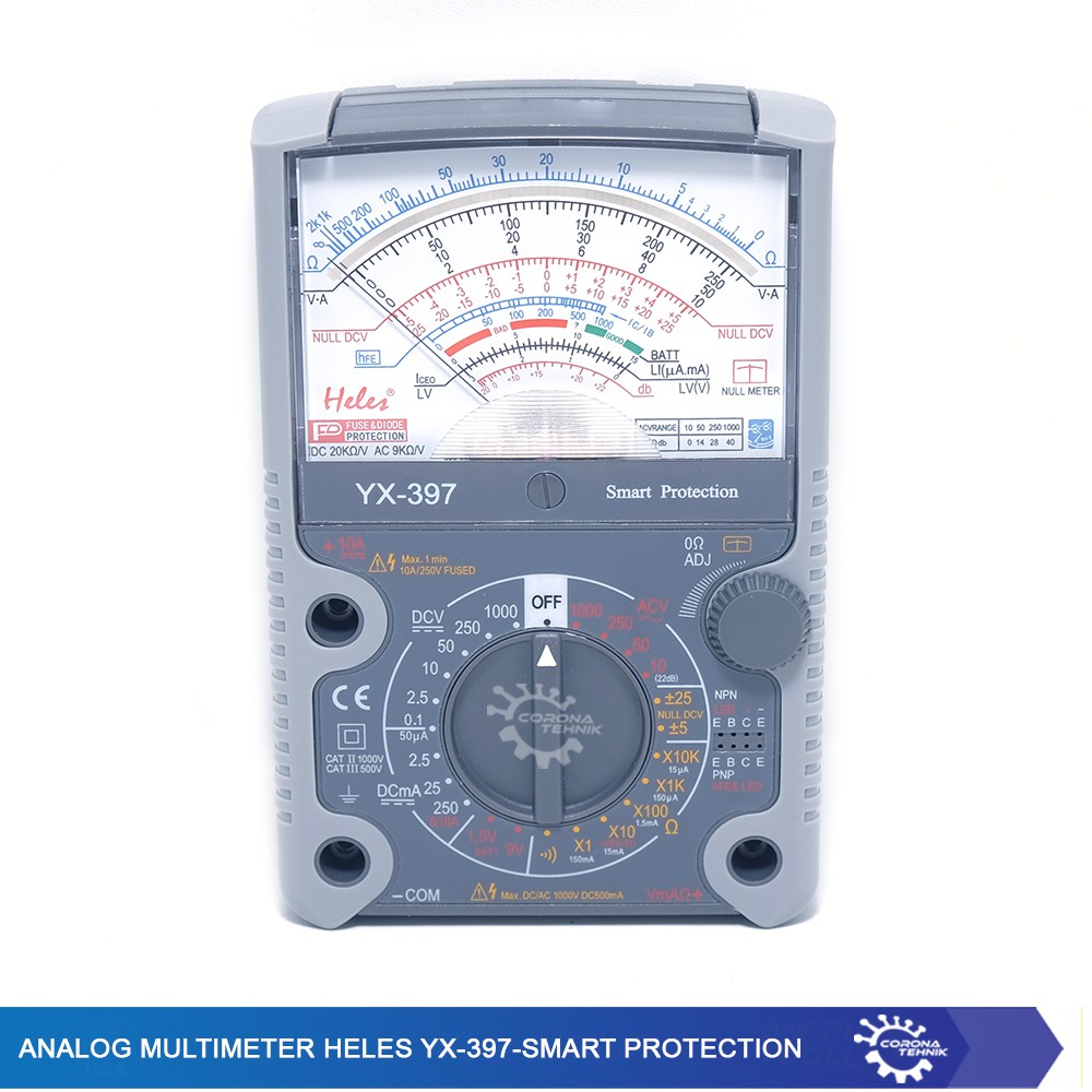 Analog Multimeter Heles YX-397 - Smart Protection