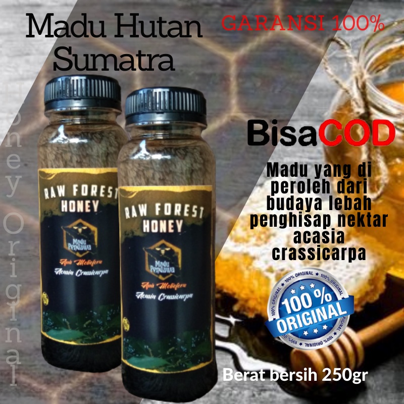 

Madu murni asli sumatra murah berkualitas 100% langsung dari sarang lebah 1Kg 500gr 250gr