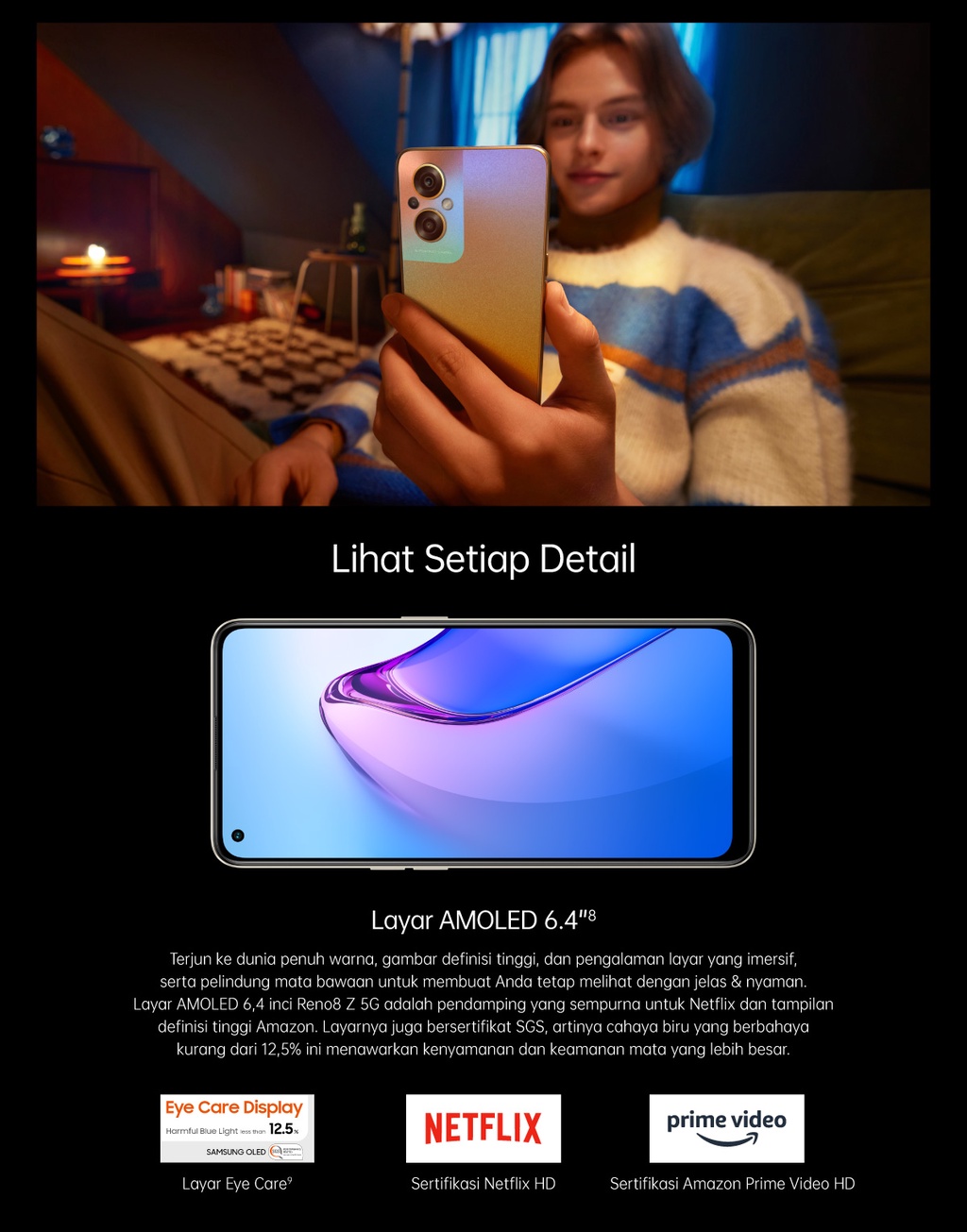 Promo OPPO Reno8 Z 5G 8GB/256GB [64MP AI Portrait Camera, Dual Orbit