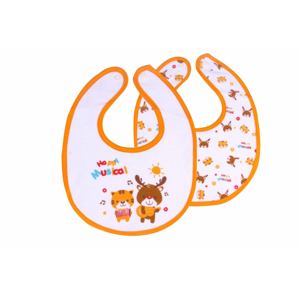 Kiddy Bib Bayi - Sleber Bib Bayi/Tatakan Makan Baby - Tatakan Iler Isi 2 Pcs / 37073