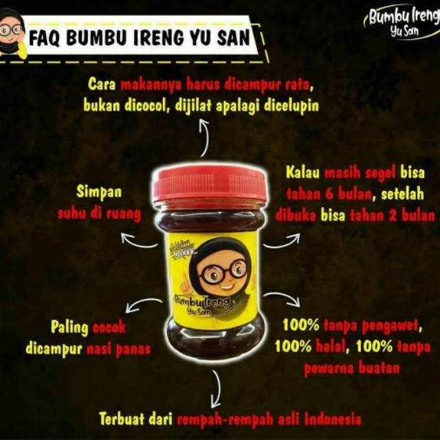 

Bumbu Ireng Yu San Original