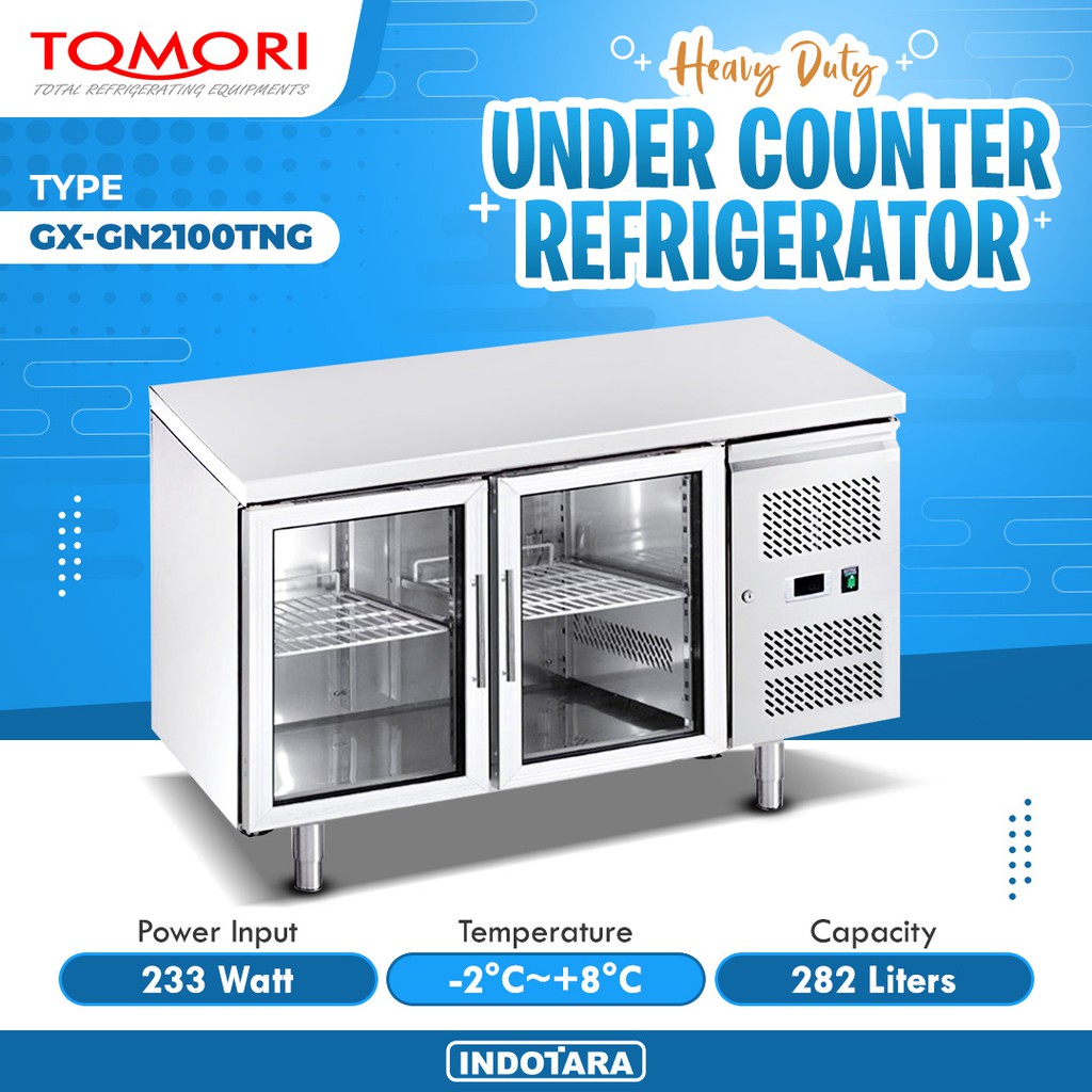 Kulkas Meja / TOMORI UNDER COUNTER GX-GN2100TNG