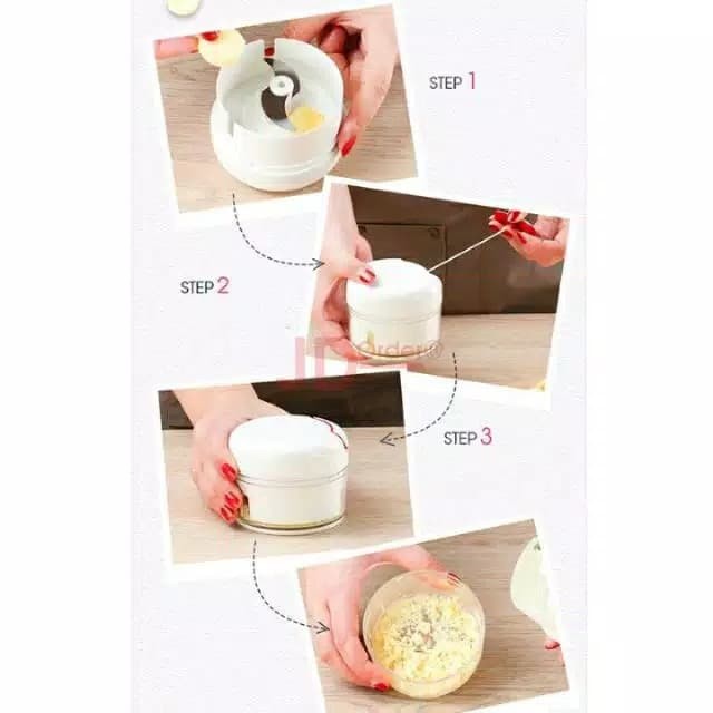 Mini Food Chopper / Speedy Chopper Mini Blender Tangan Manual Tarik