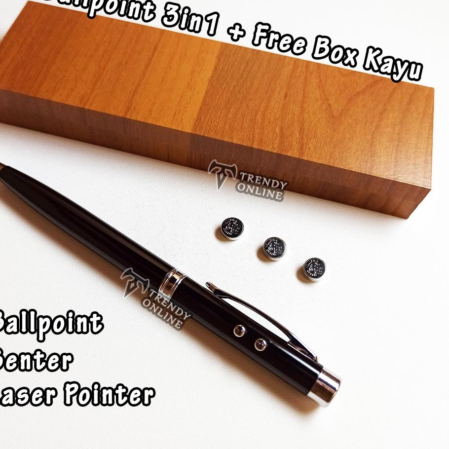 

Hot Sell.. Pulpen Multifungsi FREE GRAFIR Cetak Nama, Pulpen 3in1 Menulis, Laser Pointer, Senter, Pen 3 in 1, Pulpen Presentasi