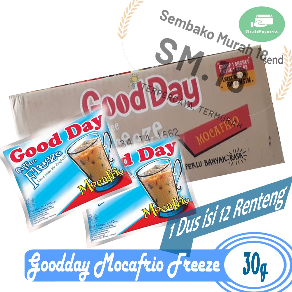 GOOD DAY MOCCAFRIO FREEZE PER KARTON ISI 120s - GROSIR TERMURAH