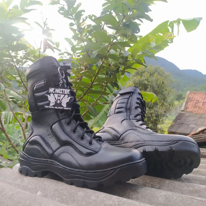 SEPATU PDL MR MASTER LGR ARMY KULIT SAPI ASLI SEPATU PDL DINAS LAPANGAN TNI POLRI SECURITY SATPAM