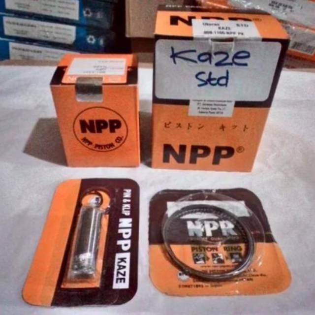 PISTON KIT KAZE R/BLITZ 53 MM/SEHER SET RING KAWASAKI KAZE R OS/OVER SIZE STANDAR(STD)25/50/75/100/1