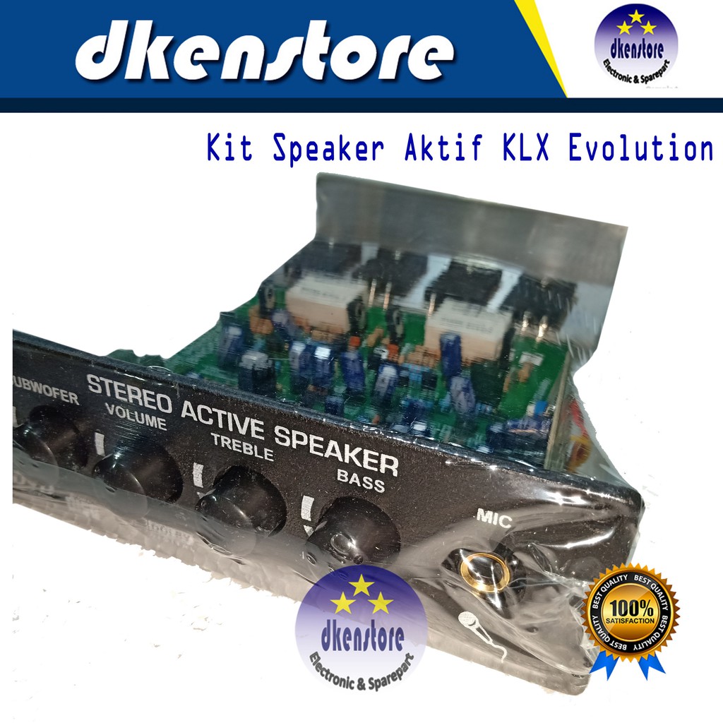 Kit Speaker Aktif KLX plus Subwoofer dan Mic Evolution